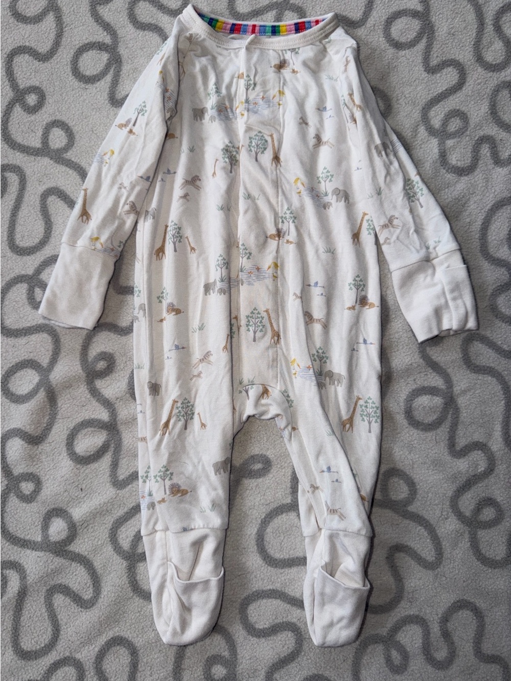 Magnetic Me White Serene Safari Convertible Coverall